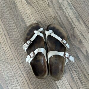 Birkenstock White Sandals